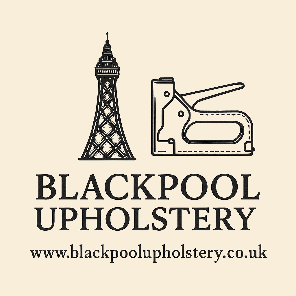 Blackpool Upholstery Logo - Square