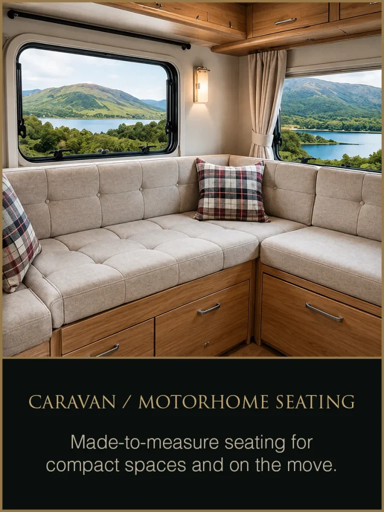 Caravan Motorhome Seating - Blackpool Upholstery