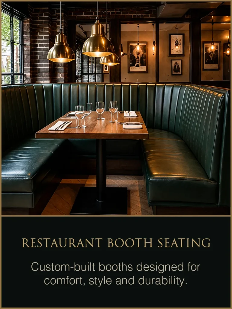 Restaurant Booth Seating - Blackpool Upholstery